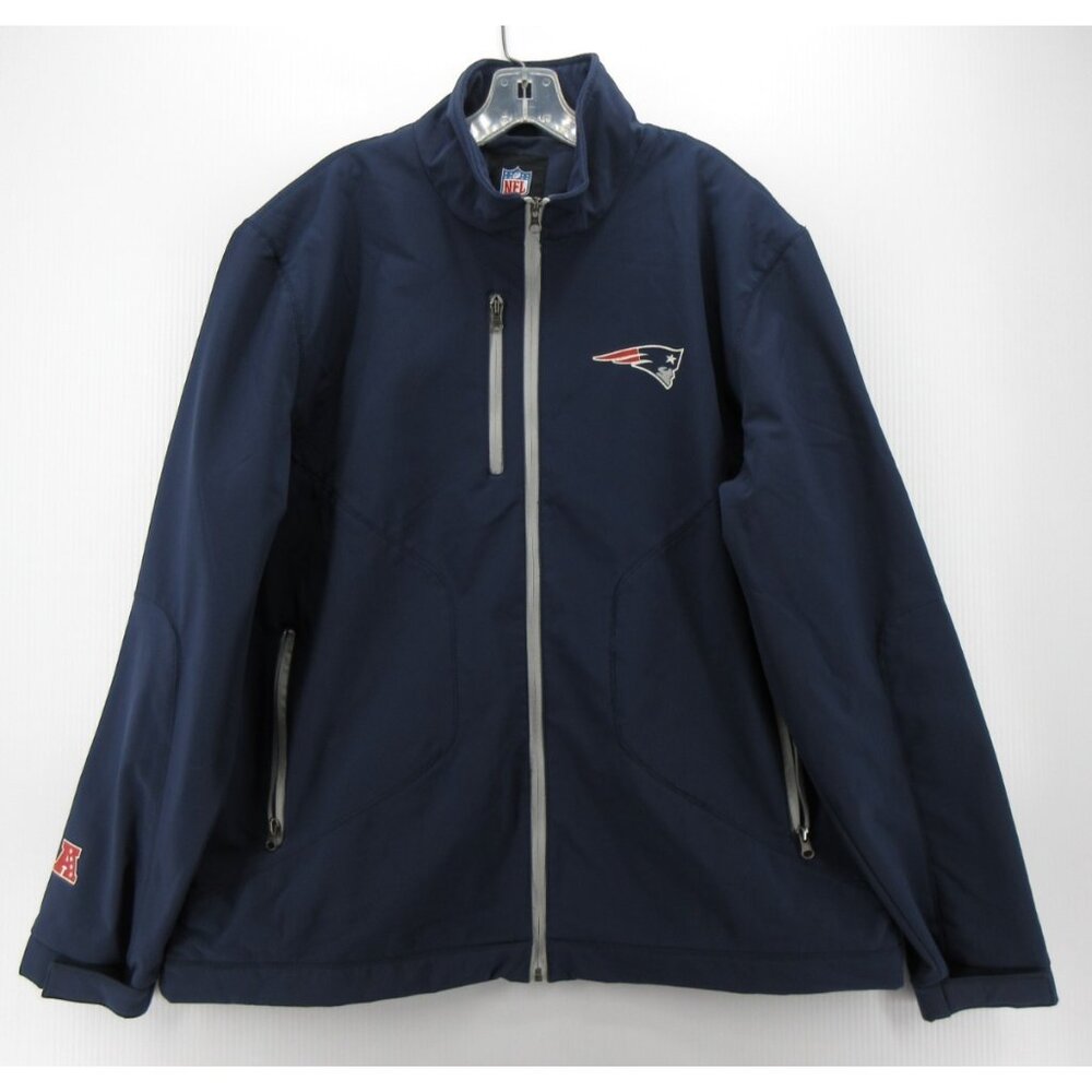 New England Patriots Jacket XL NFL Football Team Softshell Full Zip